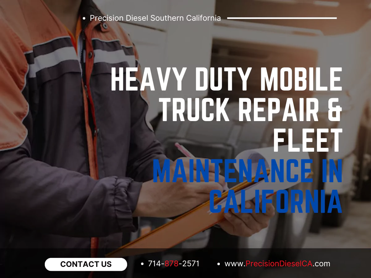 Heavy Duty Mobile Truck Repair & Fleet Maintenance in Southern California