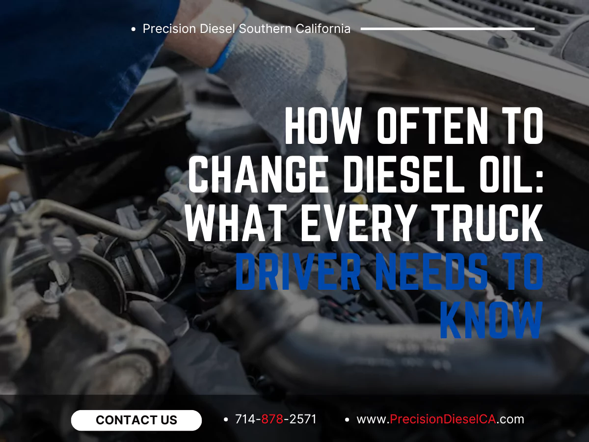 how often to change diesel oil what every truck driver needs to know