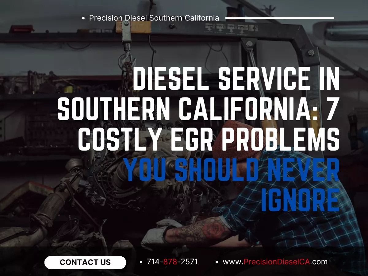 Diesel Service in Southern California: 7 Costly EGR Problems You Should Never Ignore