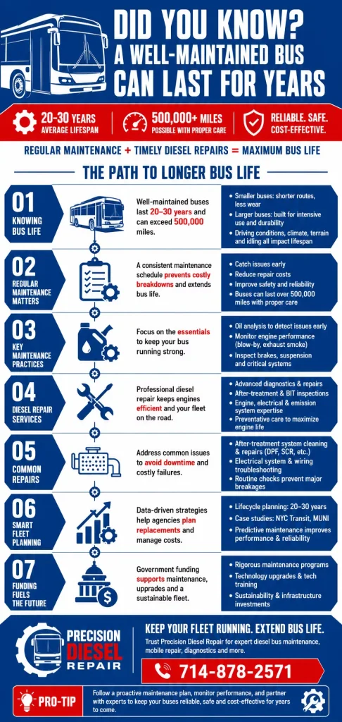 Did You Know? A Well-Maintained Bus Can Last for Years 1 did you know a well maintained bus can last for years