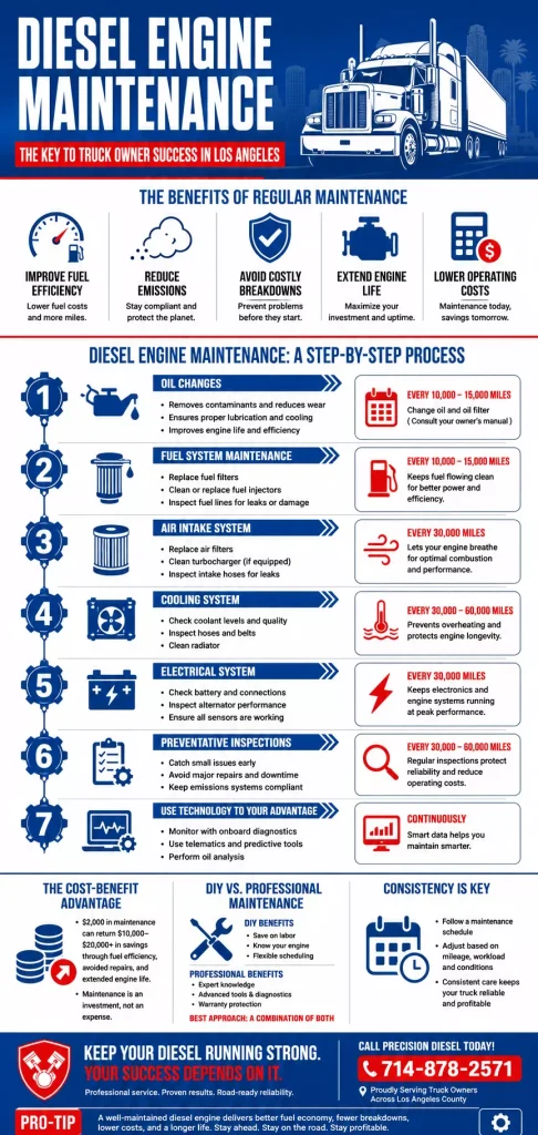 Diesel Engine Maintenance: The Key to Truck Owner Success in Los Angeles 1 diesel engine maintenance the key to truck owner success in los angeles