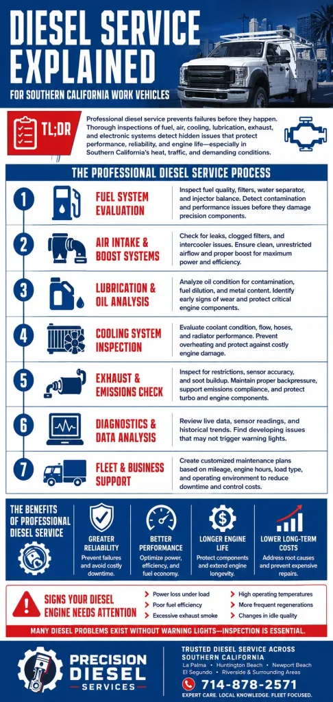Diesel Service Explained for Southern California Work Vehicles 1 Diesel Service Explained for Southern California Work Vehicles