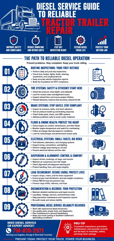 Diesel Service Guide to Reliable Tractor Trailer Repair 1 Diesel Service Guide to Reliable Tractor Trailer Repair