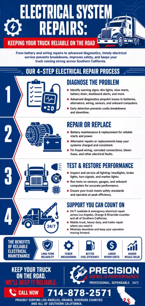 Electrical System Repairs: Keeping Your Truck Reliable on the Road 1 Electrical System Repairs: Keeping Your Truck Reliable on the Road