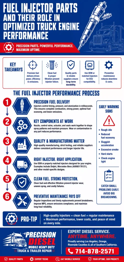 Fuel Injector Parts and Their Role in Optimized Truck Engine Performance 1 Fuel Injector Parts and Their Role in Optimized Truck Engine Performance