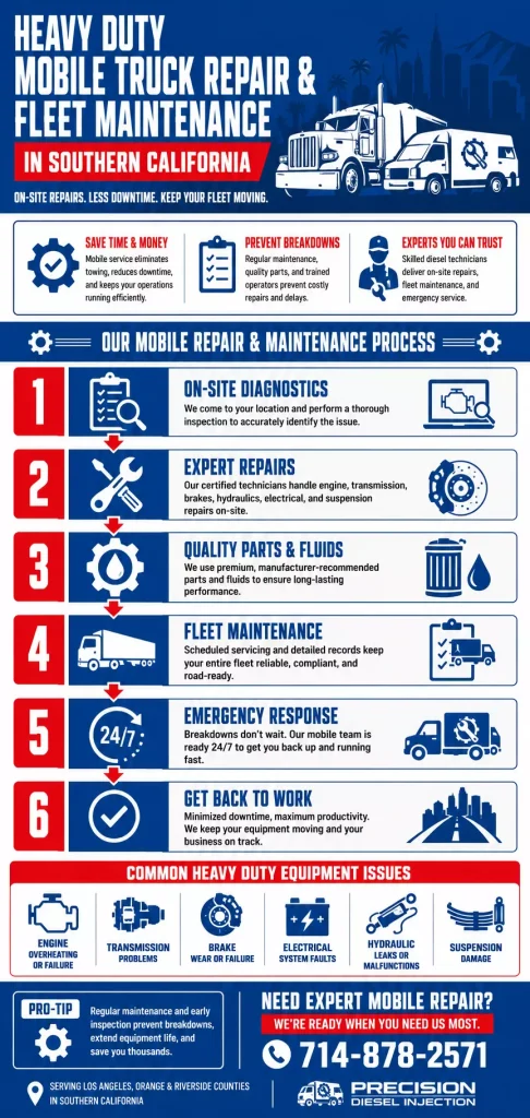 Heavy Duty Mobile Truck Repair & Fleet Maintenance in Southern California: How to Keep Your Equipment Running Smoothly 1 Heavy Duty Mobile Truck Repair & Fleet Maintenance in Southern California