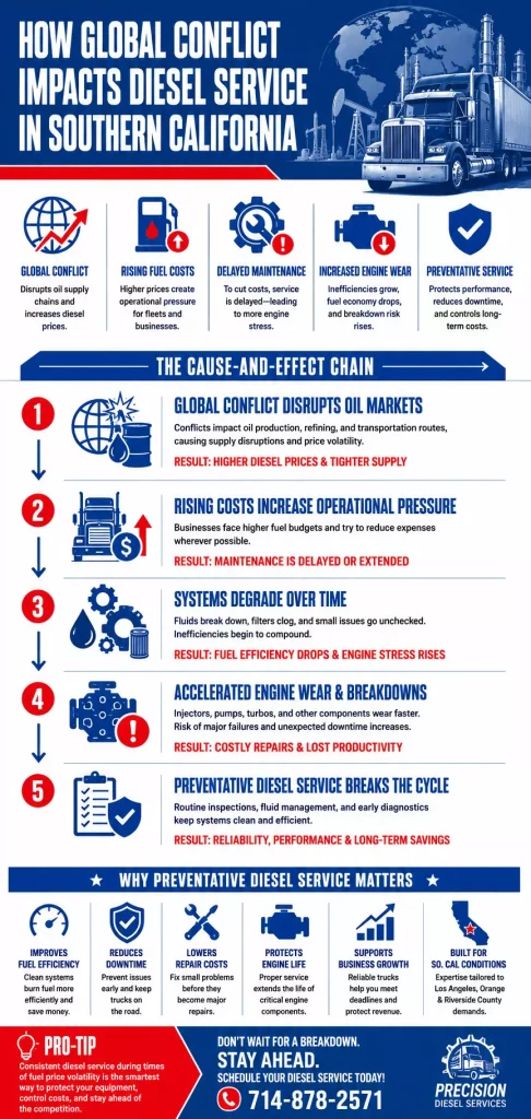 How Global Conflict Impacts Diesel Service in Southern California 1 how global conflict impacts diesel service in southern california