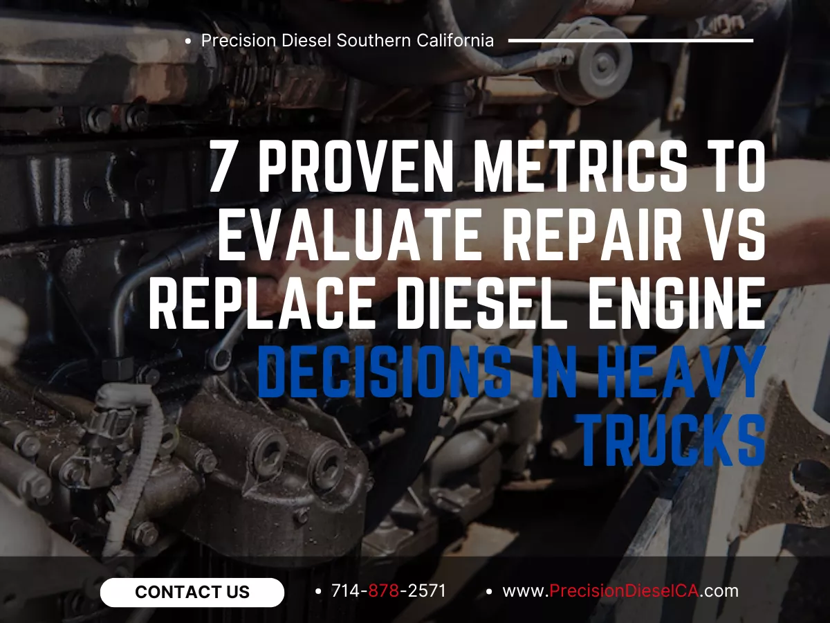 7 Proven Metrics to Evaluate Repair vs Replace Diesel Engine Decisions in Heavy Trucks