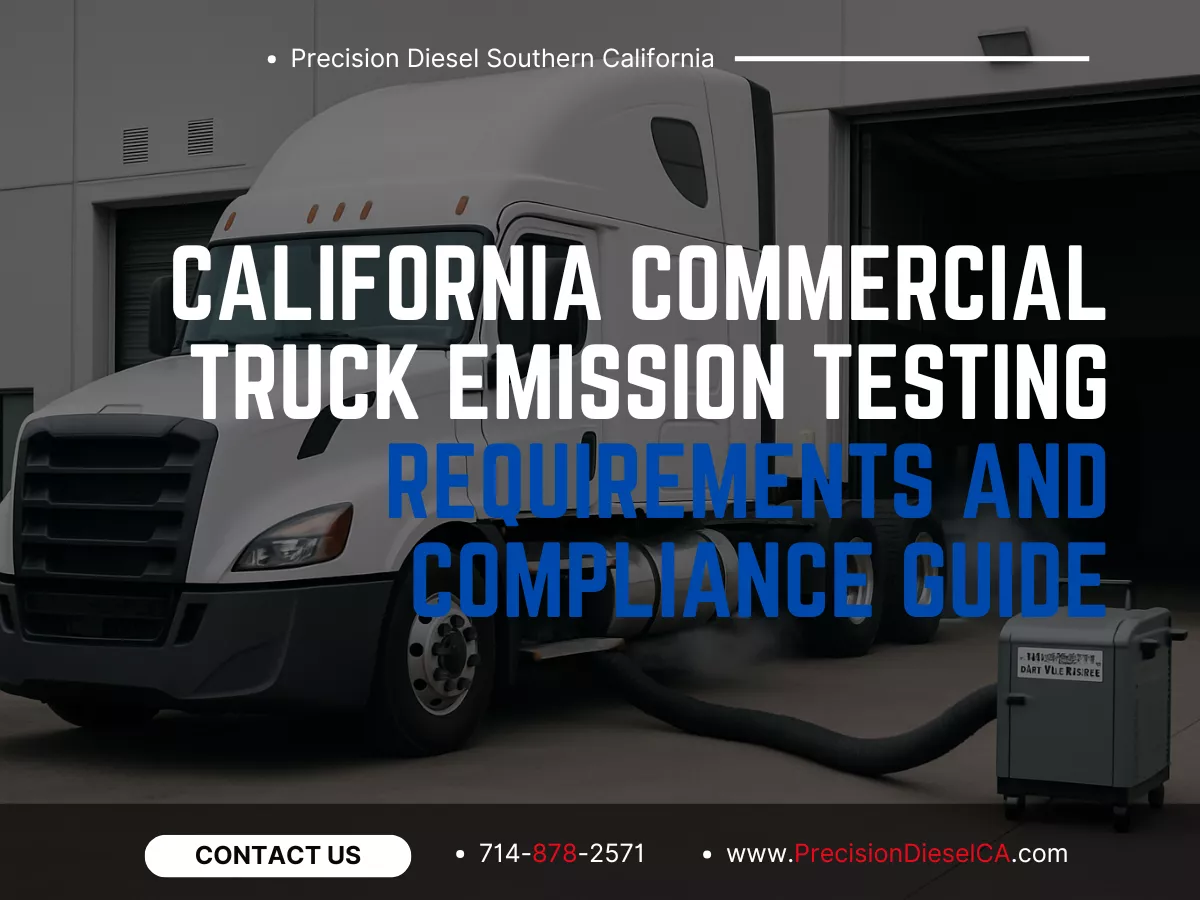California Commercial Truck Emission Testing Requirements and Compliance Guide