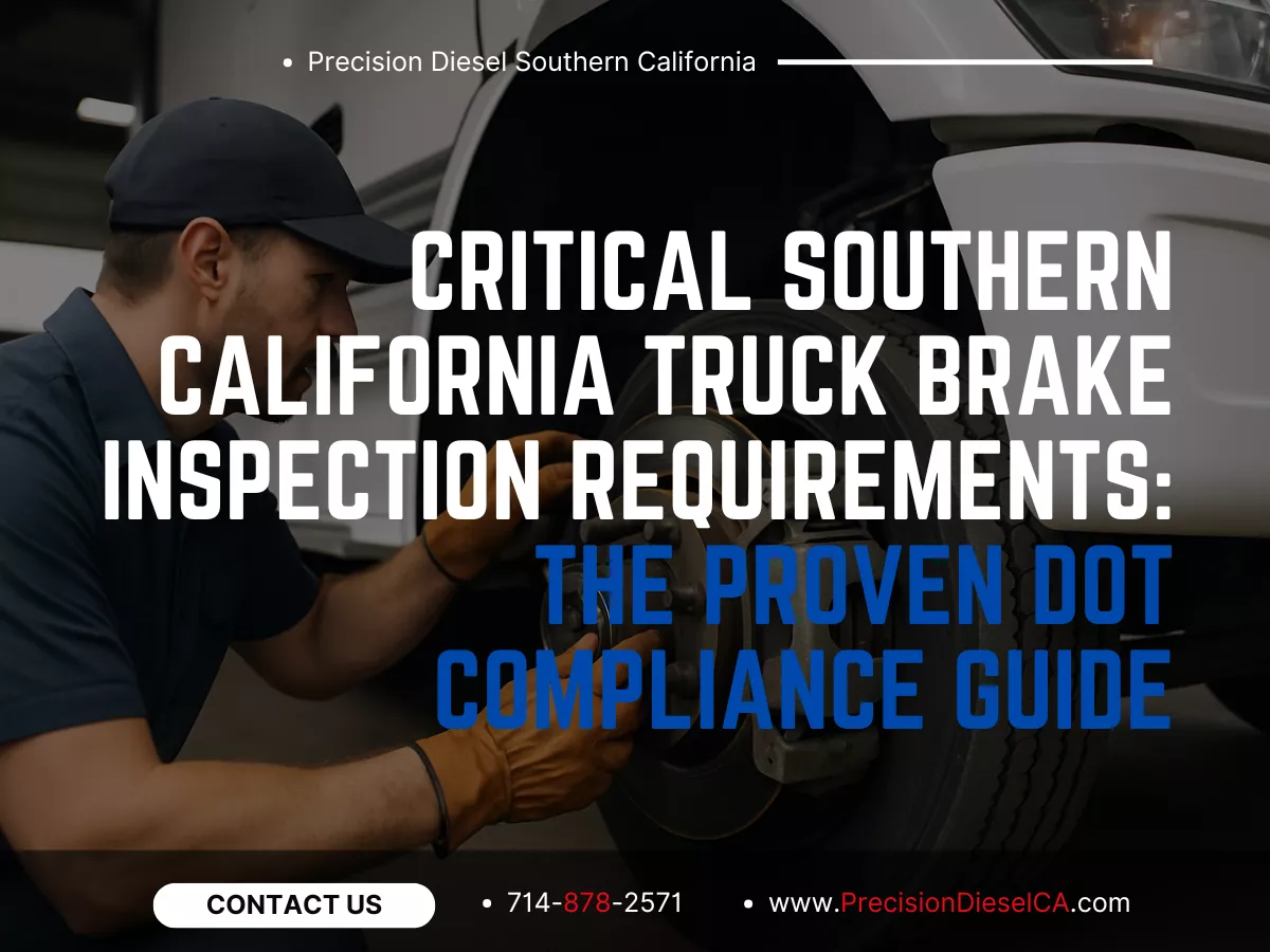 Critical Southern California Truck Brake Inspection Requirements: The Proven DOT Compliance Guide