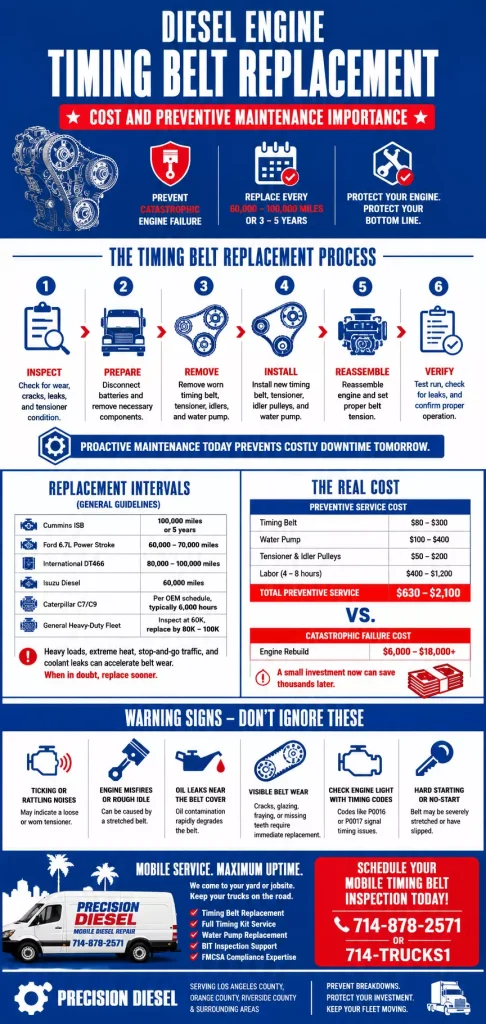 Reliable Diesel Engine Timing Belt Replacement: Cost and Preventive Maintenance Importance 1 Reliable Diesel Engine Timing Belt Replacement