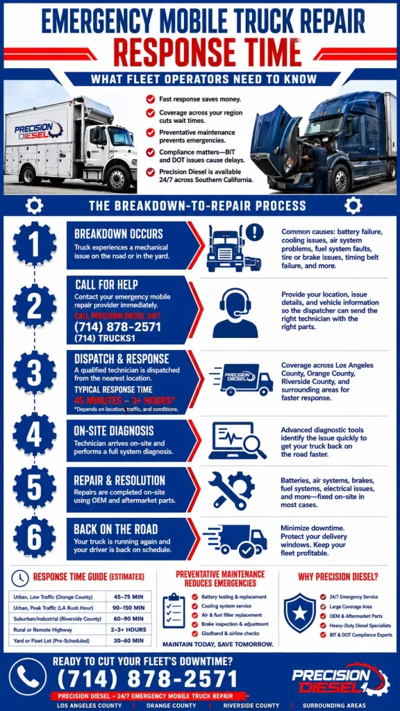Emergency Mobile Truck Repair Response Time: Average Response Times and Service Level Expectations 1 Emergency Mobile Truck Repair Response Time