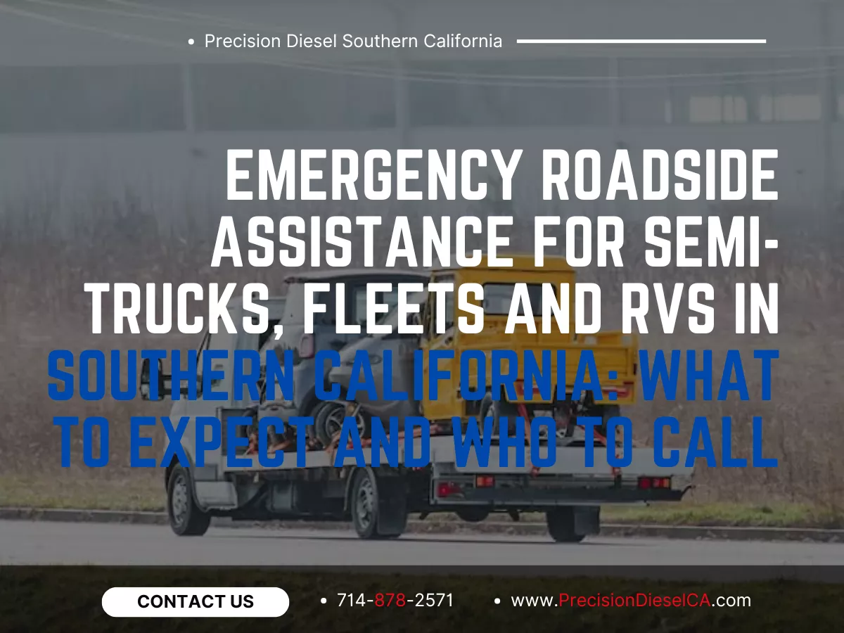 Emergency Roadside Assistance for Semi-Trucks, Fleets and RVs in Southern California: What to Expect and Who to Call