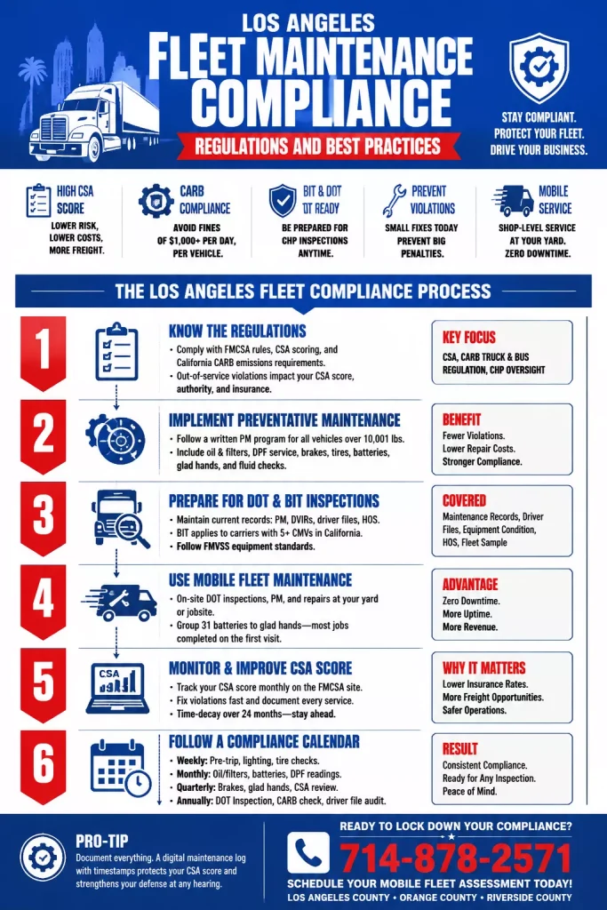 Los Angeles Fleet Maintenance Compliance: Regulations and Best Practices 1 Los Angeles Fleet Maintenance Compliance