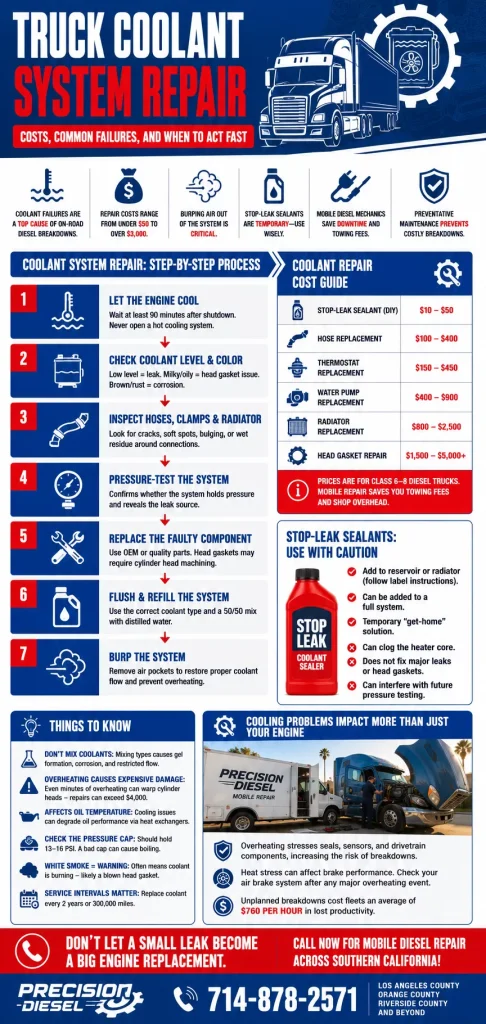 Truck Coolant System Repair: Costs, Common Failures, and When to Act Fast 1 Truck Coolant System Repair